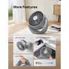image:imageDREO Fan for Bedroom Table Air Circulator for Whole Room 11 Inch 60ft Strong Airflow 120 adjustable tilt 20db Low Noise Quiet 3 Speeds Desk Fan for HomeOffice KitchenGrey