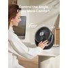 image:imageDREO Fan for Bedroom Table Air Circulator for Whole Room 11 Inch 60ft Strong Airflow 120 adjustable tilt 20db Low Noise Quiet 3 Speeds Desk Fan for HomeOffice KitchenBlack