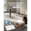image:imageDREO Smart 42 Tower Fan for Bedroom 12 Speeds 20dB Quiet Standing Fan  40ft Far Airflow 28 fts Cooling Airflow 12 Speeds 4 Modes 90 Oscillating Fans for Indoors 12H Timer DC Motor