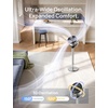 image:imageDREO Smart Fan for Bedroom 110ft Pedestal Fan with DC Motor 150120 OmniDirectional Oscillation Quiet Floor Fan with Smart Control 9 Speeds 6 Modes 43 Inches 12H Timer WiFiVoiceAlexaSilver