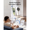 image:imageDREO Smart Fan for Bedroom 110ft Pedestal Fan with DC Motor 150120 OmniDirectional Oscillation Quiet Floor Fan with Smart Control 9 Speeds 6 Modes 43 Inches 12H Timer WiFiVoiceAlexaGold