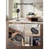 image:imageDREO Smart Fan for Bedroom 120105 Omnidirectional Oscillating Quiet 20dB Fan 100ft Air Circulator Pedestal Fan with DC Motor 8 Speeds 6 Modes 3743 Height WiFiVoiceAlexa no lightDark Grey