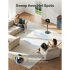 image:imageDREO Smart Fan for Bedroom 120105 Omnidirectional Oscillating Quiet 20dB Fan 100ft Air Circulator Pedestal Fan with DC Motor 8 Speeds 6 Modes 3743 Height WiFiVoiceAlexa no lightDark Grey