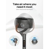 image:imageDREO Smart Fan for Bedroom 120105 Omnidirectional Oscillating Quiet 20dB Fan 100ft Air Circulator Pedestal Fan with DC Motor 8 Speeds 6 Modes 3743 Height WiFiVoiceAlexa no lightGrey