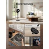 image:imageDREO Smart Fan for Bedroom 120105 Omnidirectional Oscillating Quiet 20dB Fan 100ft Air Circulator Pedestal Fan with DC Motor 8 Speeds 6 Modes 3743 Height WiFiVoiceAlexa no lightBlack