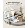 image:imageDREO Smart Fan for Bedroom 120105 Omnidirectional Oscillating Quiet 20dB Fan 100ft Air Circulator Pedestal Fan with DC Motor 8 Speeds 6 Modes 3743 Height WiFiVoiceAlexa no lightWhite