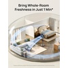 image:imageDREO Smart Fan for Bedroom 120105 Omnidirectional Oscillating Quiet 20dB Fan 100ft Air Circulator Pedestal Fan with DC Motor 8 Speeds 6 Modes 3743 Height WiFiVoiceAlexa no lightDark Grey