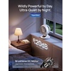 image:imageDREO Smart Fan for Bedroom Powerful 85 ft Airflow 12 Inches Desk Fans in 20dB Quiet 9090 oscillating fans AppVoice Control 9 Speeds amp 812H Timer for Home Office DormWhite