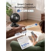 image:imageDREO Smart Fan for Bedroom Powerful 85 ft Airflow 12 Inches Desk Fans in 20dB Quiet 9090 oscillating fans AppVoice Control 9 Speeds amp 812H Timer for Home Office DormBlack