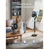 image:imageDREO Smart Fan for Bedroom standing 150 100 OmniDirectional Oscillating Fans 120ft CirculAir Quiet Fan with DC Motor 12 Speeds 6 Modes 20dBRemote Control 12H TimerBlack