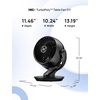 image:imageDREO Smart Fan for Bedroom120 Vertical and 90 Oscillating Fan with RemoteVoice 13 Inch Height Quiet Air Circulator for Whole Room 70 ft 4 Speeds 5 Modes 12H Timer Desk Fans for Home OfficeBlack