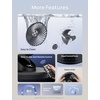 image:imageDREO Smart Fan for Bedroom120 Vertical and 90 Oscillating Fan with RemoteVoice 13 Inch Height Quiet Air Circulator for Whole Room 70 ft 4 Speeds 5 Modes 12H Timer Desk Fans for Home OfficeBlack