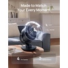 image:imageDREO Smart Fan for Bedroom120 Vertical and 90 Oscillating Fan with RemoteVoice 13 Inch Height Quiet Air Circulator for Whole Room 70 ft 4 Speeds 5 Modes 12H Timer Desk Fans for Home OfficeBlack