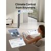 image:imageDREO Smart Tower Fan for Bedroom 120 Oscillating Fan 20dB Quiet DC Motor  28fts Airflow 12 Speeds 4 Modes Bladeless Standing Fan 12H Timer Cooling Fan for Home Living Room App amp Alexa ControlSilver