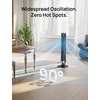 image:imageDREO Smart Tower Fan for Bedroom 4045 Adjustable Height 20dB Quiet Fan  28 fts Velocity DC Motor 9 Speeds 4 Modes 90Oscillating Standing Fan 12H Timer for Home Office with AlexaGoogleBlack