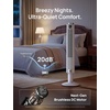 image:imageDREO Smart Tower Fan for Bedroom 4045 Adjustable Height 20dB Quiet Fan  28 fts Velocity DC Motor 9 Speeds 4 Modes 90Oscillating Standing Fan 12H Timer for Home Office with AlexaGoogleWhite