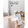 image:imageDREO Smart Tower Fan for Bedroom 90 Oscillating Fan 26fts Wind 28dB  5 speeds 4 modes Quiet Floor Fans for Room  12H timer RemoteAPP amp Voice Control Standing Fans that Blow Cold Air SilverPure White