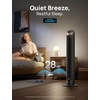 image:imageDREO Smart Tower Fan for Bedroom 90 Oscillating Fan 26fts Wind 28dB  5 speeds 4 modes Quiet Floor Fans for Room  12H timer RemoteAPP amp Voice Control Standing Fans that Blow Cold Air SilverGold