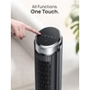image:imageDREO Tower Fan for Bedroom 90 Oscillating Fan 5 Speeds 4 Cooling Modes  26 fts Powerful Airflow 28dB Quiet Fan 12H Timer 40 Standing Floor Fan for Home Office with Remote ControlBlack
