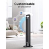 image:imageDREO Tower Fan for Bedroom 90 Oscillating Fan 5 Speeds 4 Cooling Modes  26 fts Powerful Airflow 28dB Quiet Fan 12H Timer 40 Standing Floor Fan for Home Office with Remote ControlBlack