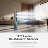 image:imageDREO TurboCool Misting Fan 765S Fans that Blow Cold Air 10F Cooling Fan  34fts Fast Evaporative Air Cooler 6L Tank 20 dB Quiet DC Motor 90 Tower Fan with 12 Speeds 4 Modes for Home GreySilver