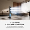 image:imageDREO TurboCool Misting Fan 765S Fans that Blow Cold Air 10F Cooling Fan  34fts Fast Evaporative Air Cooler 6L Tank 20 dB Quiet DC Motor 90 Tower Fan with 12 Speeds 4 Modes for Home GreyGrey