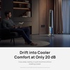 image:imageDREO TurboCool Misting Fan 765S Fans that Blow Cold Air 10F Cooling Fan  34fts Fast Evaporative Air Cooler 6L Tank 20 dB Quiet DC Motor 90 Tower Fan with 12 Speeds 4 Modes for Home GreySilver
