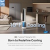 image:imageDREO TurboCool Misting Fan 765S Fans that Blow Cold Air 10F Cooling Fan  34fts Fast Evaporative Air Cooler 6L Tank 20 dB Quiet DC Motor 90 Tower Fan with 12 Speeds 4 Modes for Home GreyWhite