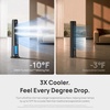 image:imageDREO TurboCool Misting Fan 765S Fans that Blow Cold Air 10F Cooling Fan  34fts Fast Evaporative Air Cooler 6L Tank 20 dB Quiet DC Motor 90 Tower Fan with 12 Speeds 4 Modes for Home GreyGrey
