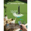 image:imageDREO TurboCool Outdoor Misting Fan 711AS 33 fts High Velocity 20dB Quiet  12 Speeds 4 Modes 150 Customizable Oscillating Smart Standing Fan for Bedroom DC Motor IPX4rated Weather ResistantCharcoal