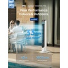 image:imageDREO TurboCool Outdoor Misting Fan 711AS 33 fts High Velocity 20dB Quiet  12 Speeds 4 Modes 150 Customizable Oscillating Smart Standing Fan for Bedroom DC Motor IPX4rated Weather ResistantWhite