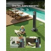 image:imageDREO TurboCool Outdoor Misting Fan 711AS 33 fts High Velocity 20dB Quiet  12 Speeds 4 Modes 150 Customizable Oscillating Smart Standing Fan for Bedroom DC Motor IPX4rated Weather ResistantGrey