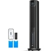 image:imageDREO Evaporative Air Swamp Cooler 43 Cooling Fans that Blow Cold Air  2026 Upgraded 80 Oscillating Floor Fan for Bedroom Easy Cleaning APP Control Ice Pack 4 Speeds 4 Modes 12H Timer WhiteBlack