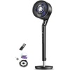 image:imageDREO Fan for Bedroom 2026 New model120100 OmniDirectional Oscillating Fan 96ft DC Motor 20 dB Quiet Standing Pedestal Fans 9 Speeds 3 Modes Remote 3742 Adjustable Height 8H TimerBlack Standard
