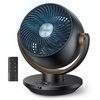 image:imageDREO Fan for Bedroom Desk Air Circulator Fans with Remote 11 Inch Table Fan for Whole Room 65ft Powerful Airflow 120 Vertical Manual and 90 Oscillating 4 Speeds 8H Timer 25dB Quiet HomeBlack