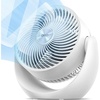 image:imageDREO Fan for Bedroom Table Air Circulator for Whole Room 11 Inch 60ft Strong Airflow 120 adjustable tilt 20db Low Noise Quiet 3 Speeds Desk Fan for HomeOffice KitchenWhite