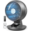 image:imageDREO Smart Fan for Bedroom Powerful 85 ft Airflow 12 Inches Desk Fans in 20dB Quiet 9090 oscillating fans AppVoice Control 9 Speeds amp 812H Timer for Home Office DormGrey
