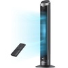image:imageDREO Tower Fan for Bedroom 90 Oscillating Fan 5 Speeds 4 Cooling Modes  26 fts Powerful Airflow 28dB Quiet Fan 12H Timer 40 Standing Floor Fan for Home Office with Remote ControlBlack