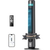 image:imageDREO TurboCool Outdoor Misting Fan 711AS 33 fts High Velocity 20dB Quiet  12 Speeds 4 Modes 150 Customizable Oscillating Smart Standing Fan for Bedroom DC Motor IPX4rated Weather ResistantGrey