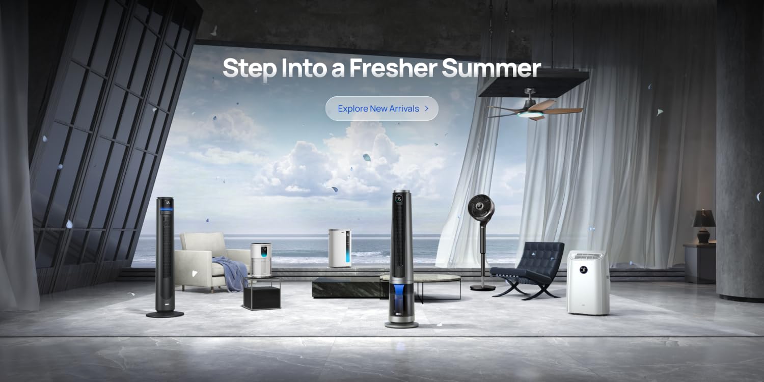 DREO: America’s No.1 Brand For Silent Tower Fans & Space Heaters,Whisper-Quiet Appliances For Modern Families