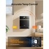 image:imageDREO Smart Electric Wall Mounted Heater for Indoor Use Works with AlexaBlack