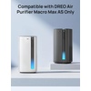 image:imageDREO Replacement Filter for Smart Air Purifier Macro Max ASDRHAP003AS 3in1 High Efficiency and Activated Carbon Filter for Removal of Smoke Odor Dust Allergens Pollen Black 1 Pack