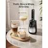image:imageDREO Milk Frother Handheld Coffee Drink Hand Mixer Wand BaristaMaker NanoBlack with Cup