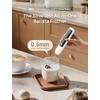 image:imageDREO Milk Frother Handheld Coffee Drink Hand Mixer Wand BaristaMaker NanoPure White