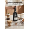 image:imageDREO Milk Frother Handheld Coffee Drink Hand Mixer Wand BaristaMaker NanoSilver Black with Cup