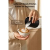 image:imageDREO Milk Frother Handheld Coffee Drink Hand Mixer Wand BaristaMaker NanoSilver Black with Cup