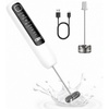 image:imageDREO Milk Frother Handheld Coffee Drink Hand Mixer Wand BaristaMaker NanoPure White