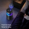 image:imageDREO Smart Air Purifier With RGBIC LightHome Air Cleaner with WiFiVoiceAlexa 4 Speeds amp AutoTurboHEPA Sleep Modes for Smoke Dust Pollen Odor PM25 Monitor DREO 530S DRHAP010S BlackSliver RGBIC  WiFi