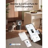 image:imageDREO Smart Air Purifier With RGBIC LightHome Air Cleaner with WiFiVoiceAlexa 4 Speeds amp AutoTurboHEPA Sleep Modes for Smoke Dust Pollen Odor PM25 Monitor DREO 530S DRHAP010S BlackSliver Pet  WiFi