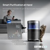 image:imageDREO Smart Air Purifier With RGBIC LightHome Air Cleaner with WiFiVoiceAlexa 4 Speeds amp AutoTurboHEPA Sleep Modes for Smoke Dust Pollen Odor PM25 Monitor DREO 530S DRHAP010S BlackSliver RGBIC  WiFi